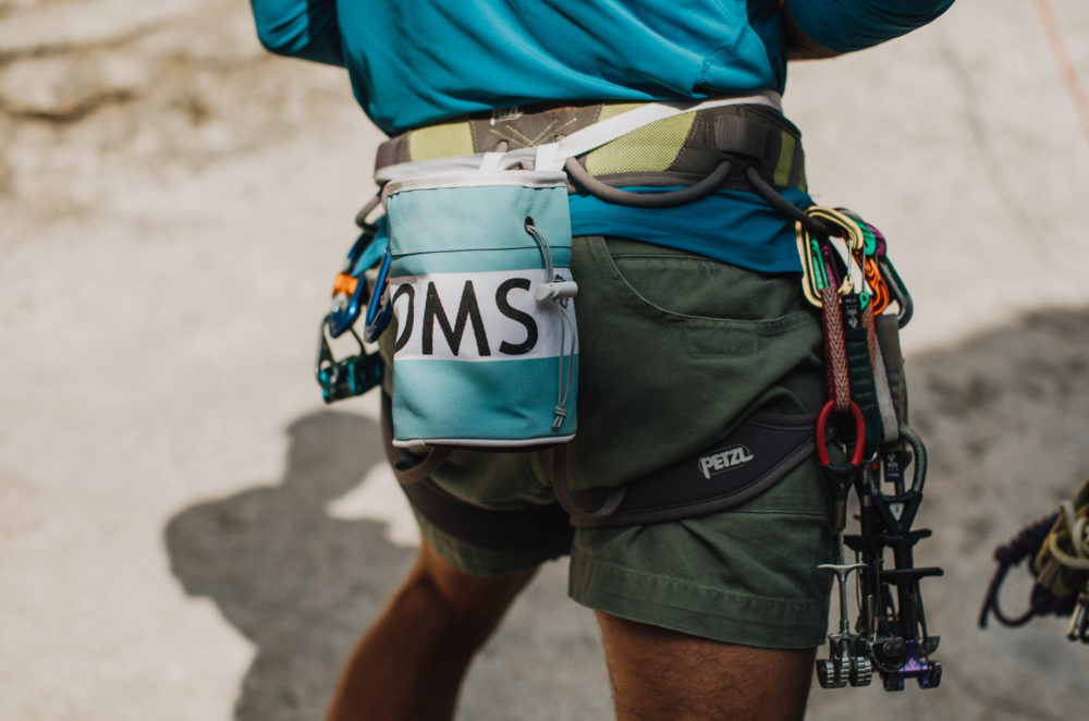 So iLL x TOMS Chalk Bag Part of 1Climb's Indiegogo Campaign.