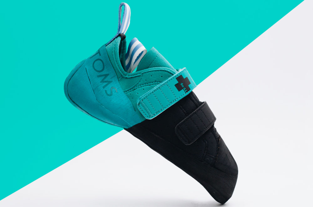 So iLL x TOMS Women's Street LV with Dark Matter Rubber. Part of 1Climb's Indiegogo Campaign.