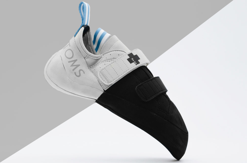 So iLL x TOMS Men's The Street Climbing Shoe with Dark Matter Rubber. Part of 1Climb's Indiegogo Campaign.